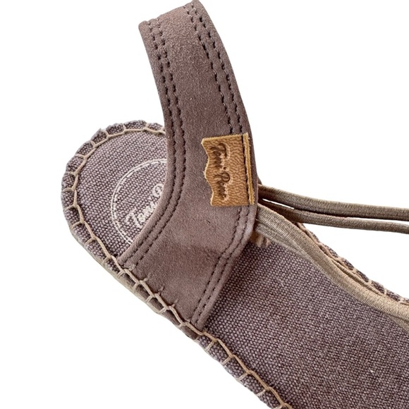Toni Pons Espadrille Tremp Taupe Wedge Sandals Taupe Size 10 NWT - Picture 8 of 13